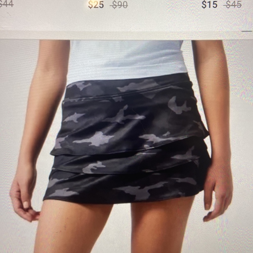 Athletics Girl Camo Lux Swing Skort